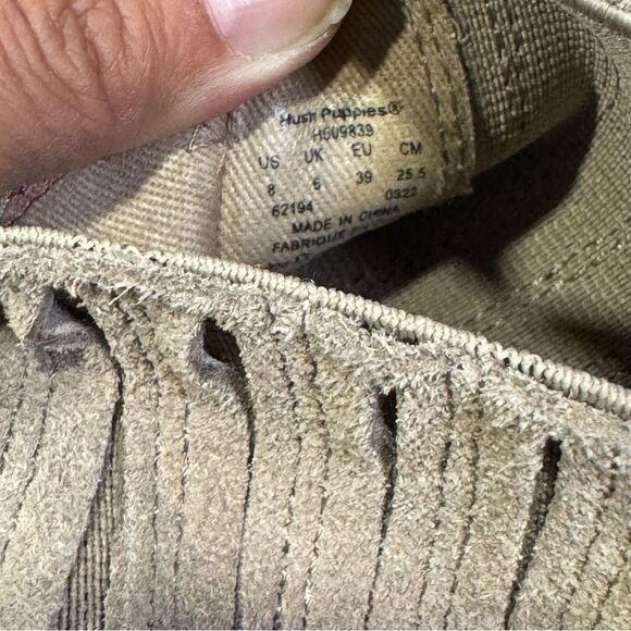 Hush Puppies Sierra Chelsea Suade Taupe Ankle Boots Women's Size 8 M New - Picture 6 of 6